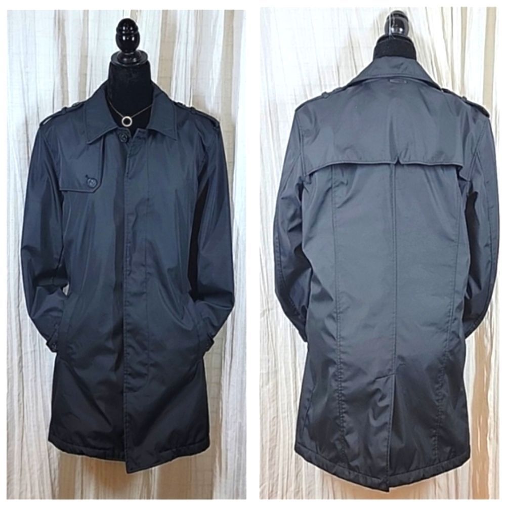 Kenneth Cole Reaction Black Water Repellant Jacket - Picture 8 of 16